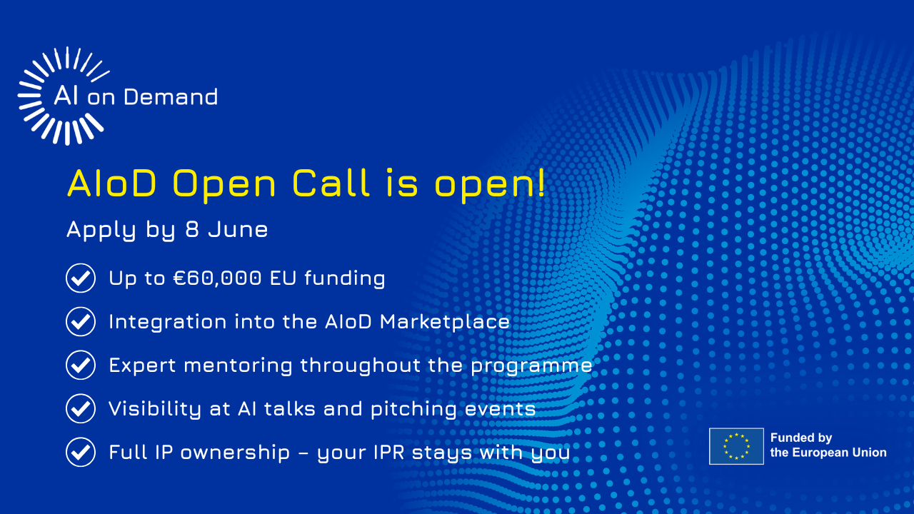 AI-on-Demand Open Call is open